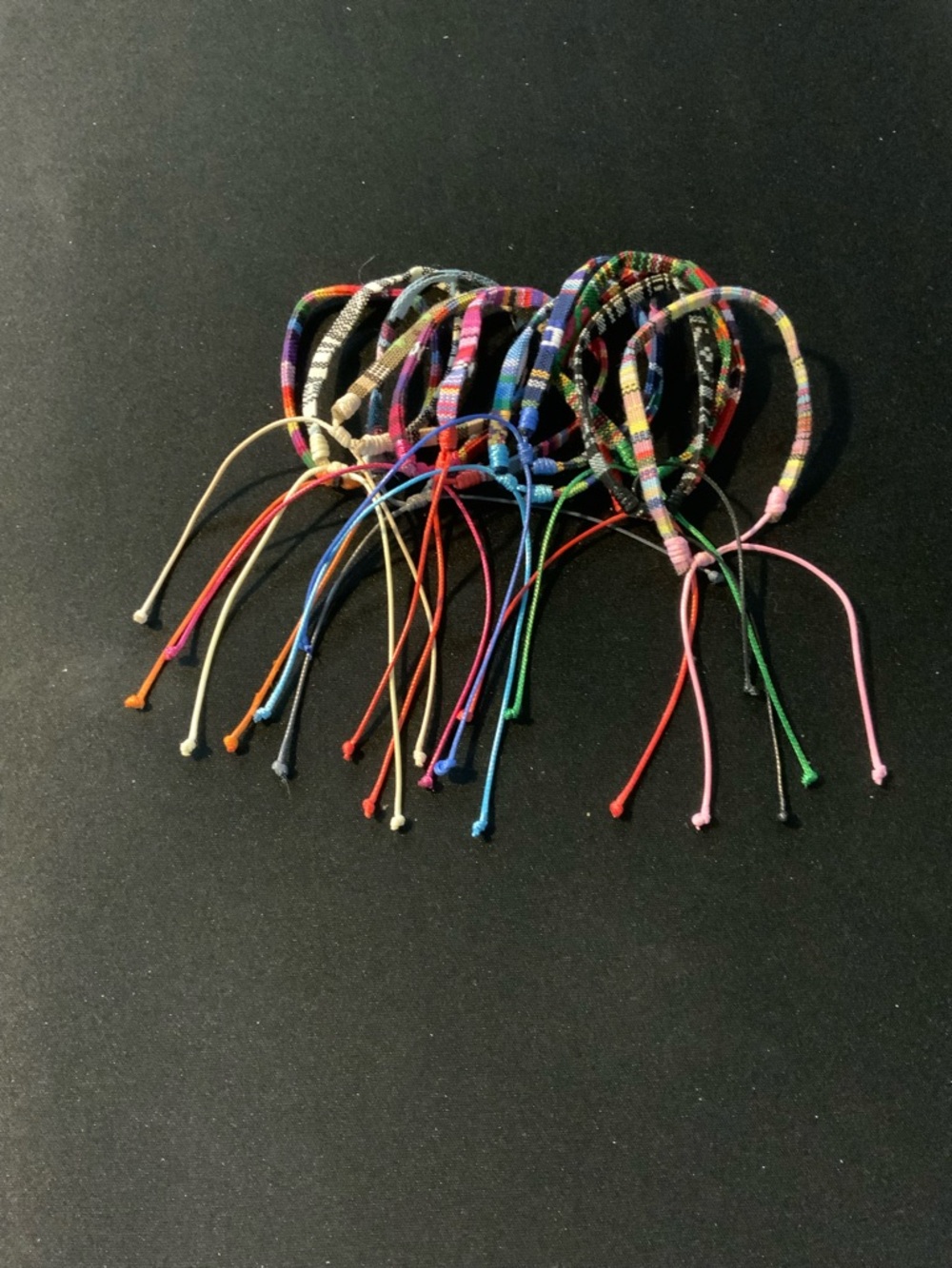 Multicolor Kids Friendship Bracelet Set - Adjustable Woven Bands